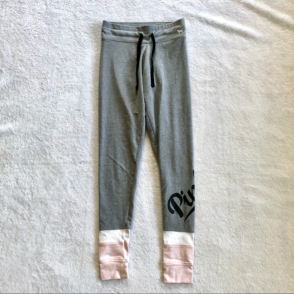 SOLD✖️Gray VSPINK Yoga Leggings | XS - Picture 2 of 6
